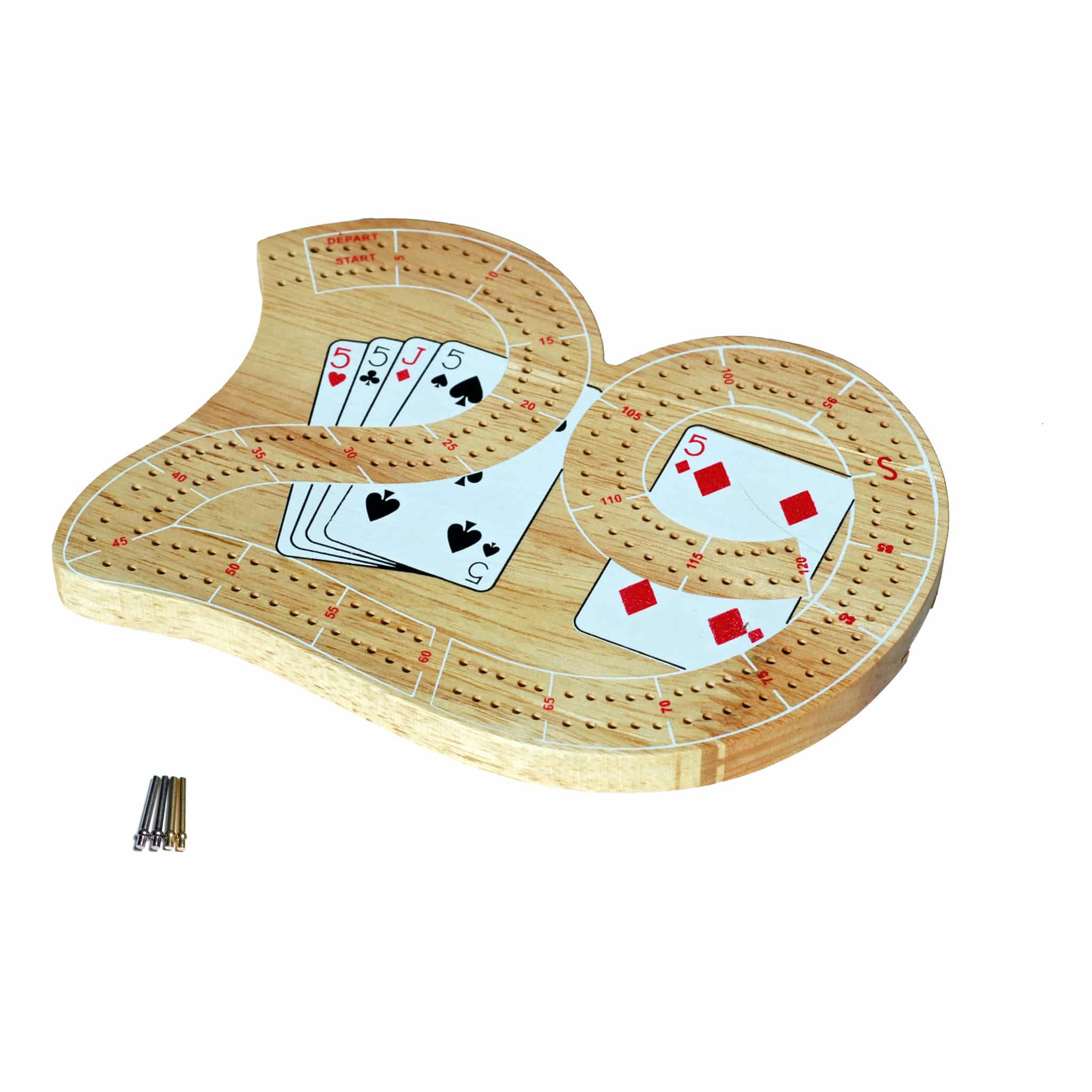 Small "29" 2 Track Cribbage Board image 0
